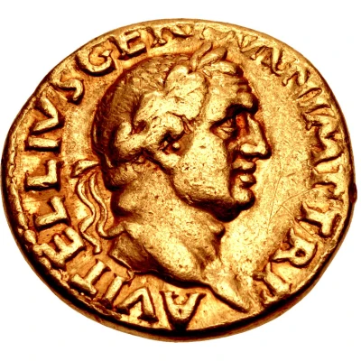 Aureus - Vitellius Victory front