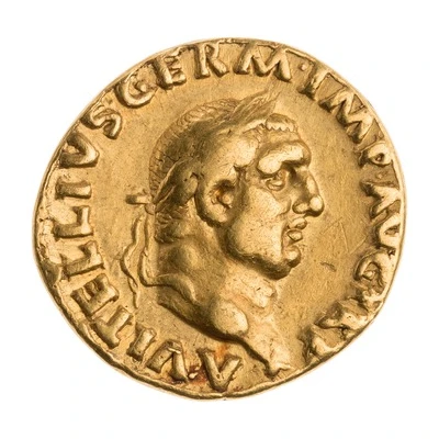 Aureus - Vitellius and Lucius Vitellius Pater L VITELLIVS COS III CENSOR front