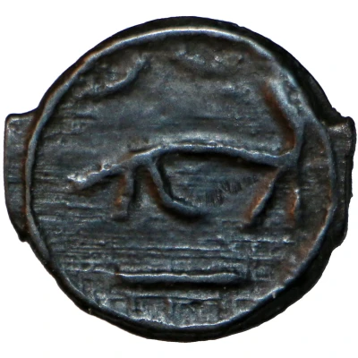 Bronze Unit "Cantian C" 100 BC - 90 BC back