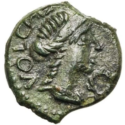 Bronze with Demos VOLCAE AREC 70 BC - 30 BC front