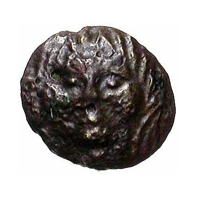 Bronze with eagle CECISV 75 BC - 52 BC front