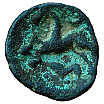 Bronze with horse turning its head 60 BC - 50 BC back