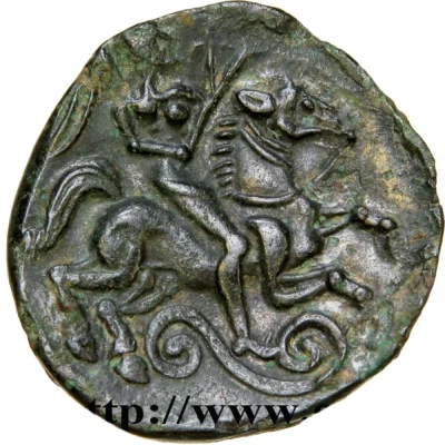 Bronze with rider 100 BC - 1 BC back