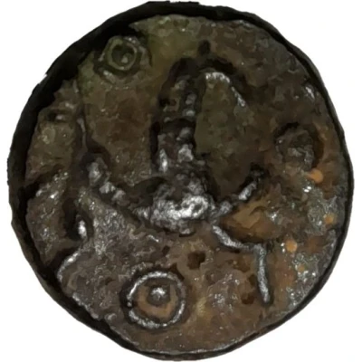 Bronze with swastika 60 BC - 40 BC back