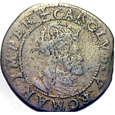 Carolus 5th type with bust facing right front