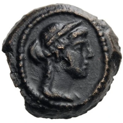 Chalkon - Arsinoe III Uncertain Cypriote 220 BC - 204 BC front