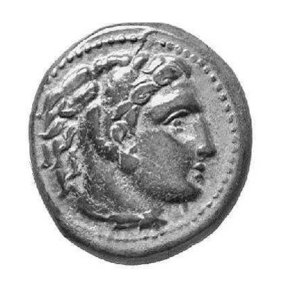 Chalkon In the name of Alexander III; Miletus 323 BC - 319 BC front