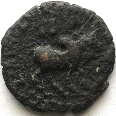 Chalkous - Azes II Indo-Scythian Kingdom 35 BC - 5 AD front