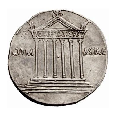 Cistophorus - Augustus COM ASIAEROM ET AVGVST 19 BC - 18 BC back
