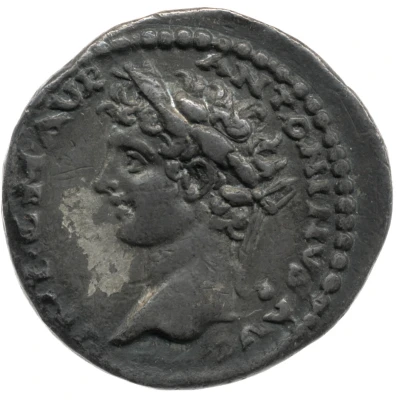 Cistophorus - Caracalla COS II front