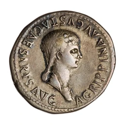Cistophorus - Claudius and Agrippina the Younger AGRIPPINA AVGVSTA CAESARIS AVG back