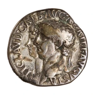 Cistophorus - Claudius and Agrippina the Younger DIANA EPHESIA; Diana front