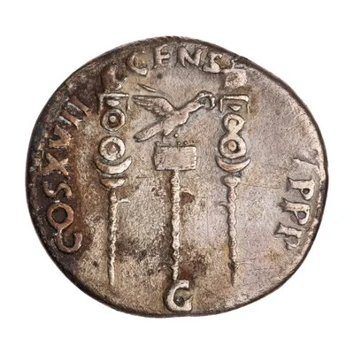 Cistophorus - Domitian COS XVII CENS P P P back