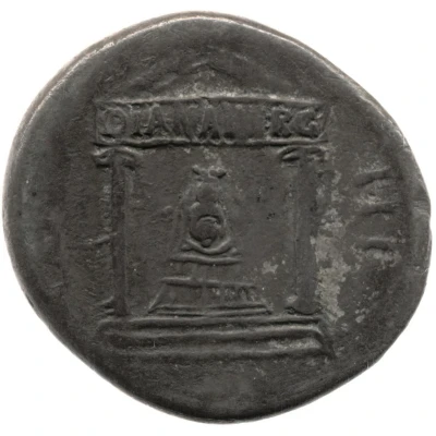 Cistophorus - Nerva COS III; Diana of Perge back