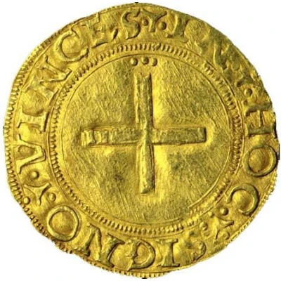 Cruzado "8 castles"- João III 3rd type, Lisbon ND back