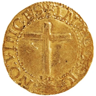 Cruzado Calvario "Pearly circle on rev." - João III 2nd type, Lisbon ND back