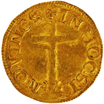 Cruzado Calvario "no inner circles" - João III 2nd type, Lisbon ND back
