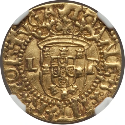 Cruzado "L-R, 8 castles"- João III 3 rd type, Lisbon ND front