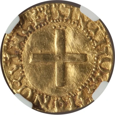 Cruzado "L-R, 8 castles"- João III 3 rd type, Lisbon ND back