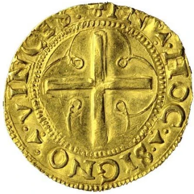 Cruzado "R-P, 7 castles" - João III 3rd type, Porto ND back