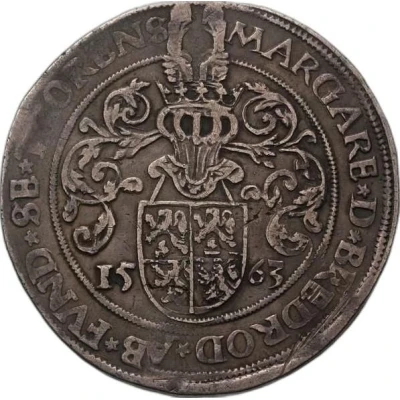 Daalder of 30 Stivers - Margaret IV van Brederode front