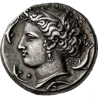 Dekadrachm - Dionysios I 400 BC - 390 BC back