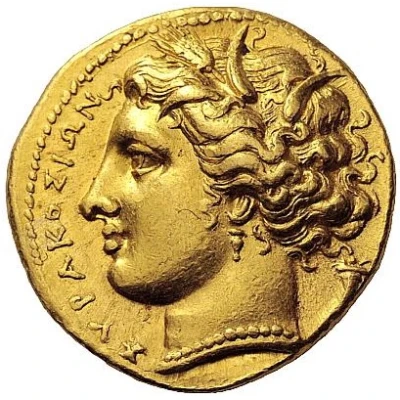 Dekadrachm - Hiketas II 287 BC - 278 BC front