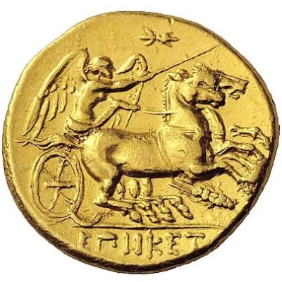 Dekadrachm - Hiketas II 287 BC - 278 BC back