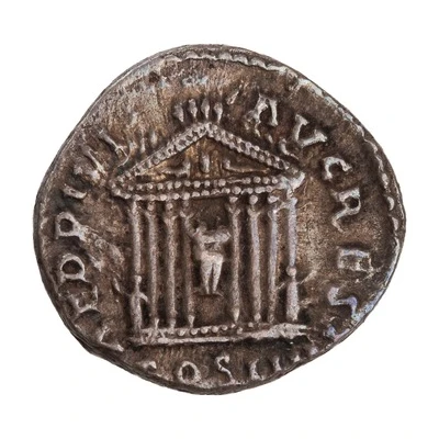 Denarius - Antoninus Pius AED DIVI AVG REST COS IIII back