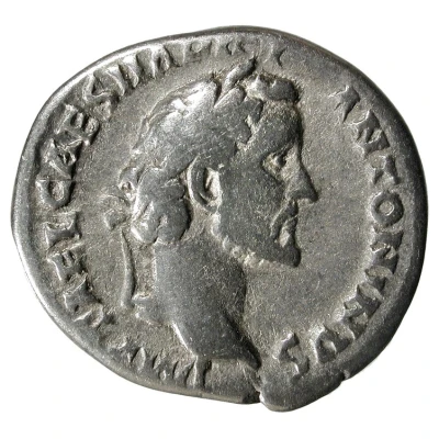 Denarius - Antoninus Pius AVG PIVS P M TR P COS DES II; Felicitas front
