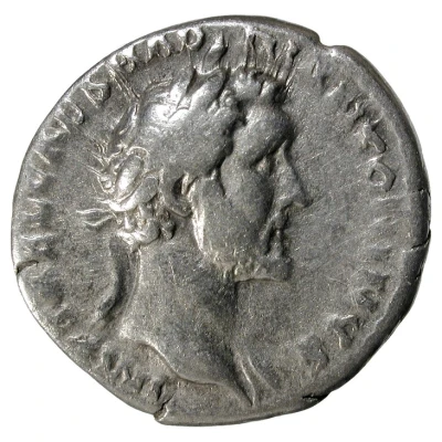 Denarius - Antoninus Pius AVG PIVS P M TR P COS DES II; Fides front