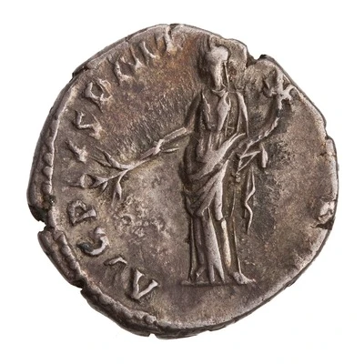 Denarius - Antoninus Pius AVG PIVS P M TR P COS II; Pax back