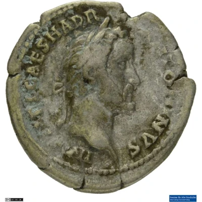 Denarius - Antoninus Pius AVG PIVS P M TR P COS II front