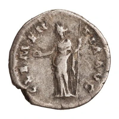 Denarius - Antoninus Pius CLEMENTIA AVG; Clementia back