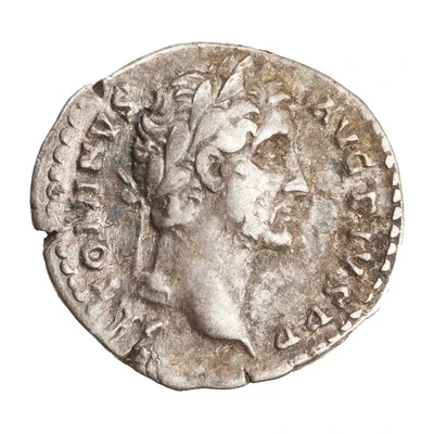 Denarius - Antoninus Pius COS III DES IIII; Virtus front