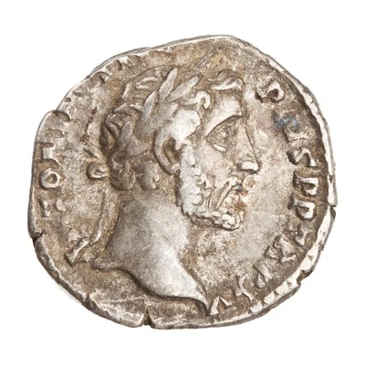 Denarius - Antoninus Pius COS IIII; Annona front