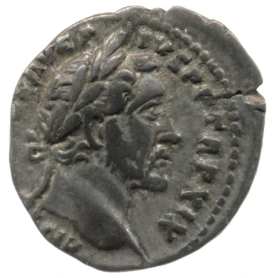 Denarius - Antoninus Pius COS IIII; Annona front