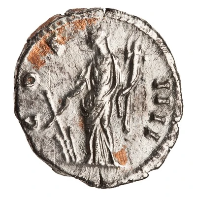 Denarius - Antoninus Pius COS IIII; Fortuna back