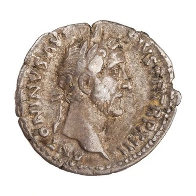 Denarius - Antoninus Pius COS IIII; Fortuna front