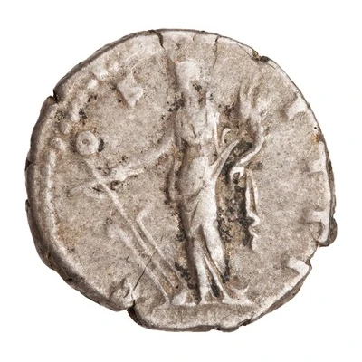 Denarius - Antoninus Pius COS IIII; Fortuna back