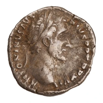 Denarius - Antoninus Pius COS IIII; Fortuna front