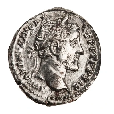 Denarius - Antoninus Pius COS IIII; Fortuna front