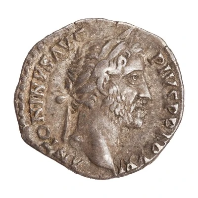 Denarius - Antoninus Pius COS IIII; Salus front