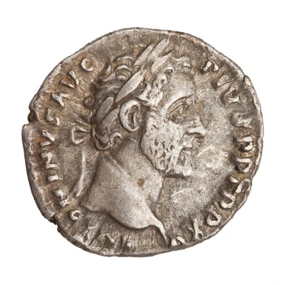 Denarius - Antoninus Pius COS IIII; Vesta front