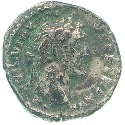 Denarius - Antoninus Pius COS IIII; Vesta front