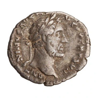 Denarius - Antoninus Pius COS IIII; Vesta front