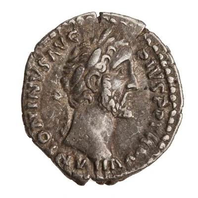 Denarius - Antoninus Pius COS IIII; Vesta front