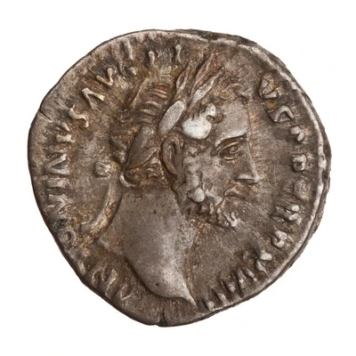 Denarius - Antoninus Pius COS IIII; Vesta front