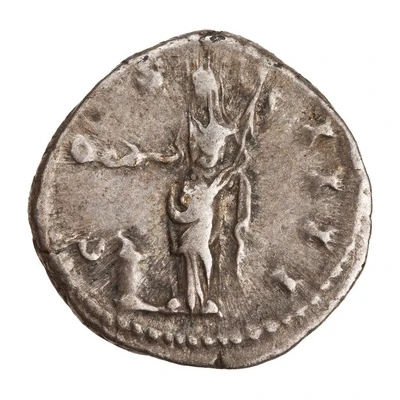 Denarius - Antoninus Pius COS IIII; Vesta back