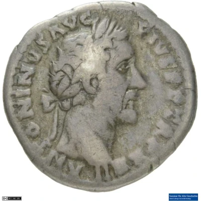 Denarius - Antoninus Pius COS IIII front